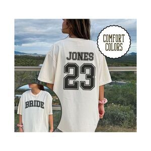 Personalized Honeymoon New Bride Cute 2 Sided Gift T-Shirt